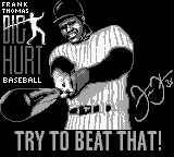 Frank Thomas' Big Hurt Baseball