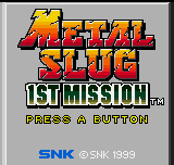 Metal Slug - 1st Mission