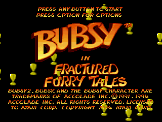 Bubsy - Fractured Furry Tails (1994)