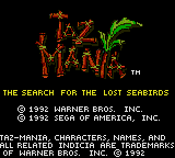 Taz-Mania - The Search for the Lost Seabirds