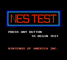 NES Test Cart (Official Nintendo)