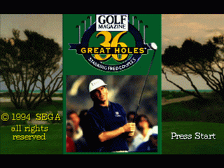 36 Great Holes Starring Fred Couples (32X)