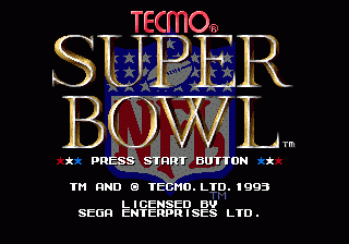 Tecmo Super Bowl II SE
