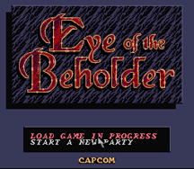 AD&D - Eye of the Beholder