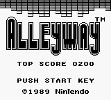 Alleyway (W)