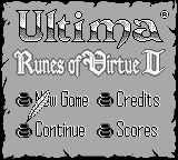 Ultima - Runes of Virtue II