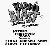 Wario Blast Featuring Bomberman!