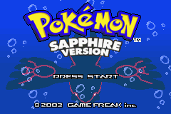 Pokemon - Sapphire Version